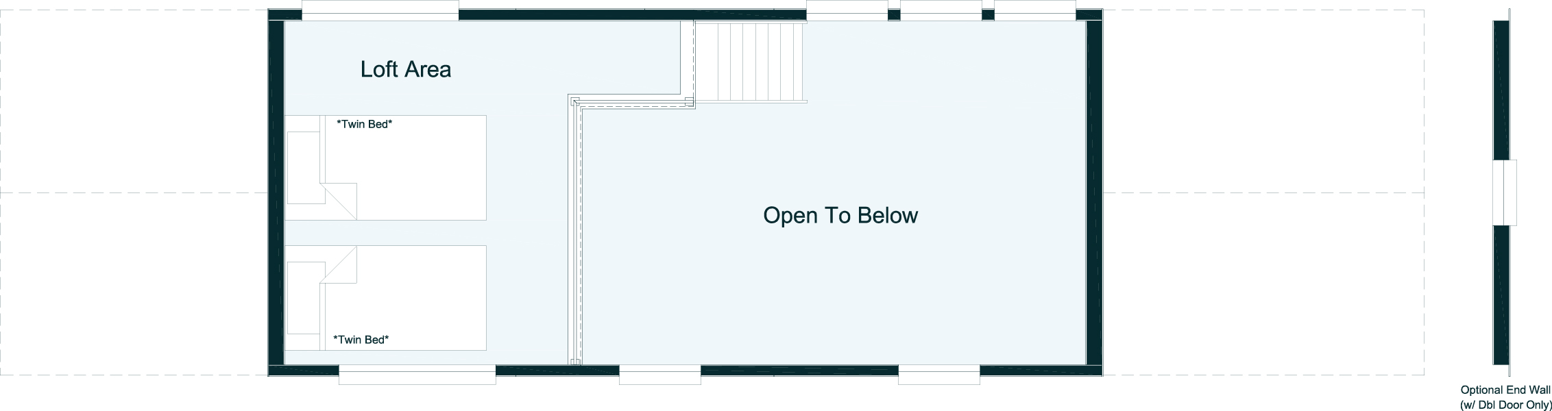 Loft(Fits 2 Twin Beds)