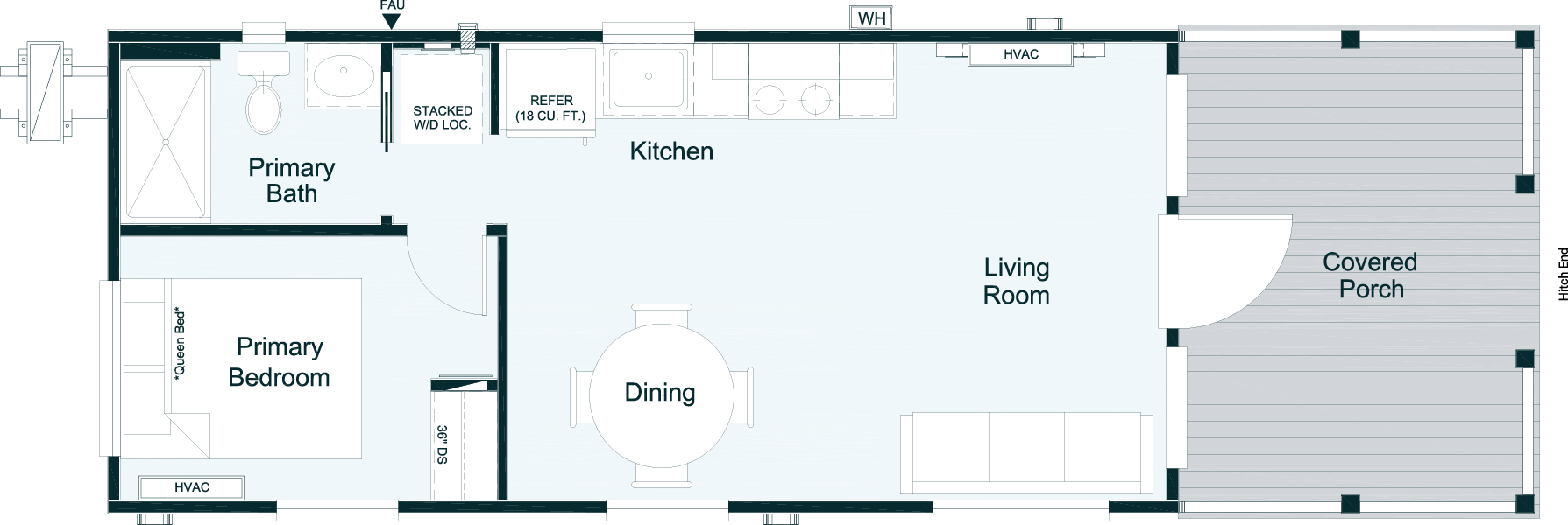 Optional Layout(Open Living / Kitchen / Dining Area)